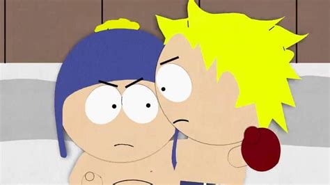 South Park S8 E7 The present day workers figure if they can get everyone in the present to turn gay, nobody will have any children, and then the future will never happen. 04/28/2004